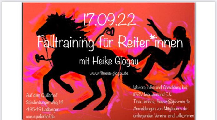 Update: Falltraining am 17.09.2022 – einige Plätze sind noch frei
